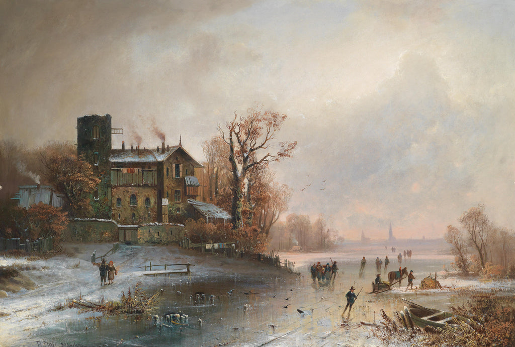 Homes and Antiques Magazine Feature our Dutch Winter Skating Scene