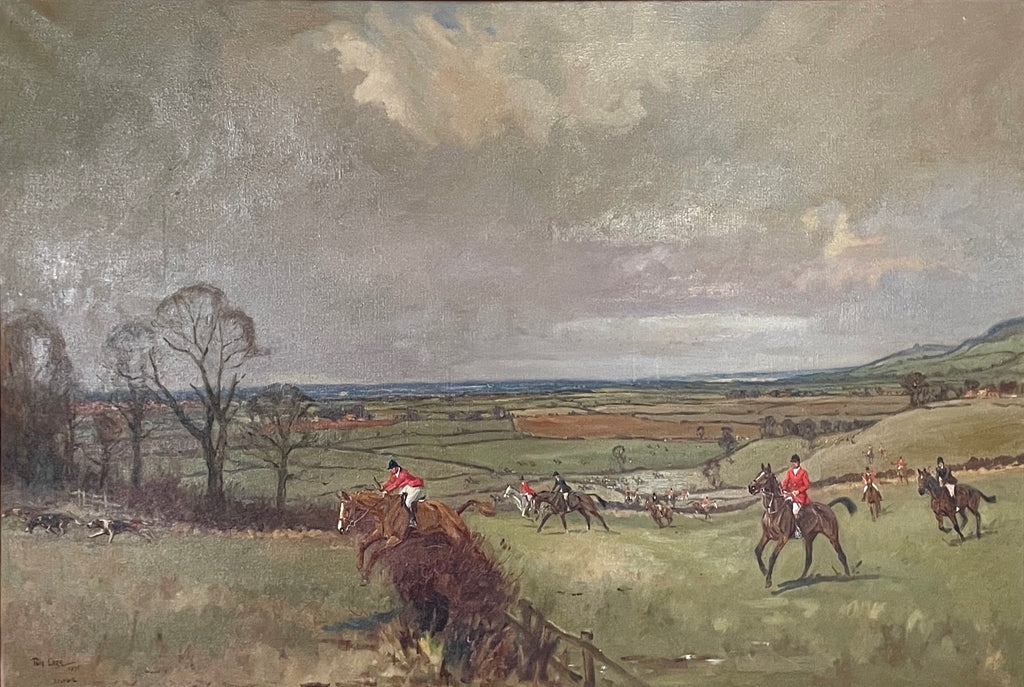 Oil Painting 'The Belvoir Hunt' by Tom Carr (1909-1999)