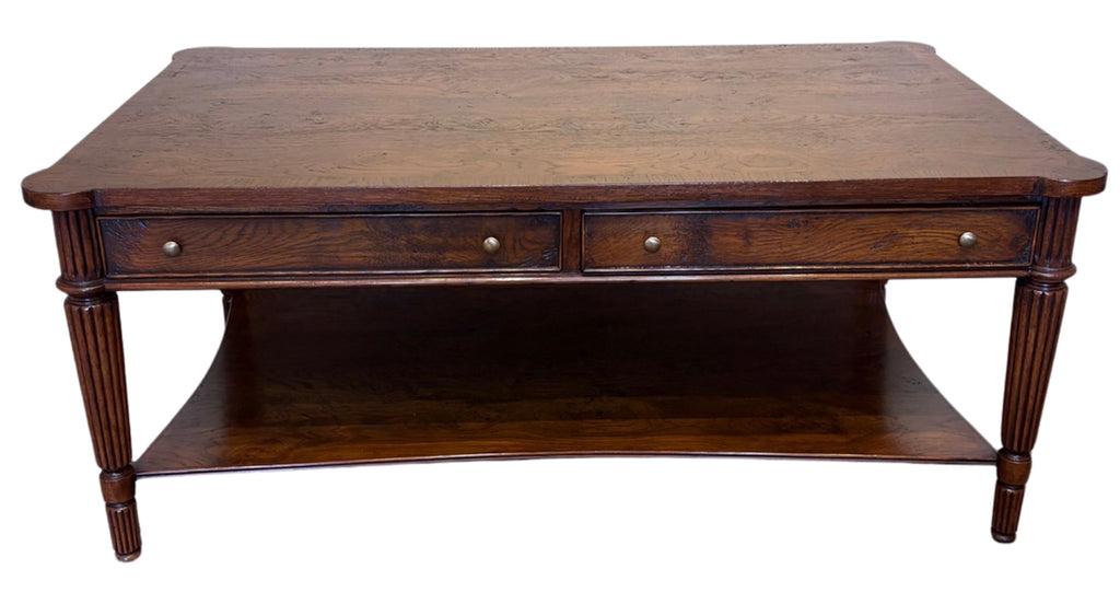 Coffee Table in Oak & Burr Oak.