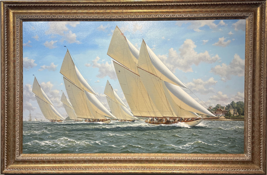 Richard Firth, Yacht racing painting.