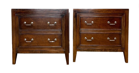 Elegant Pair of Bedside Chests - Timeless Style & Functionality