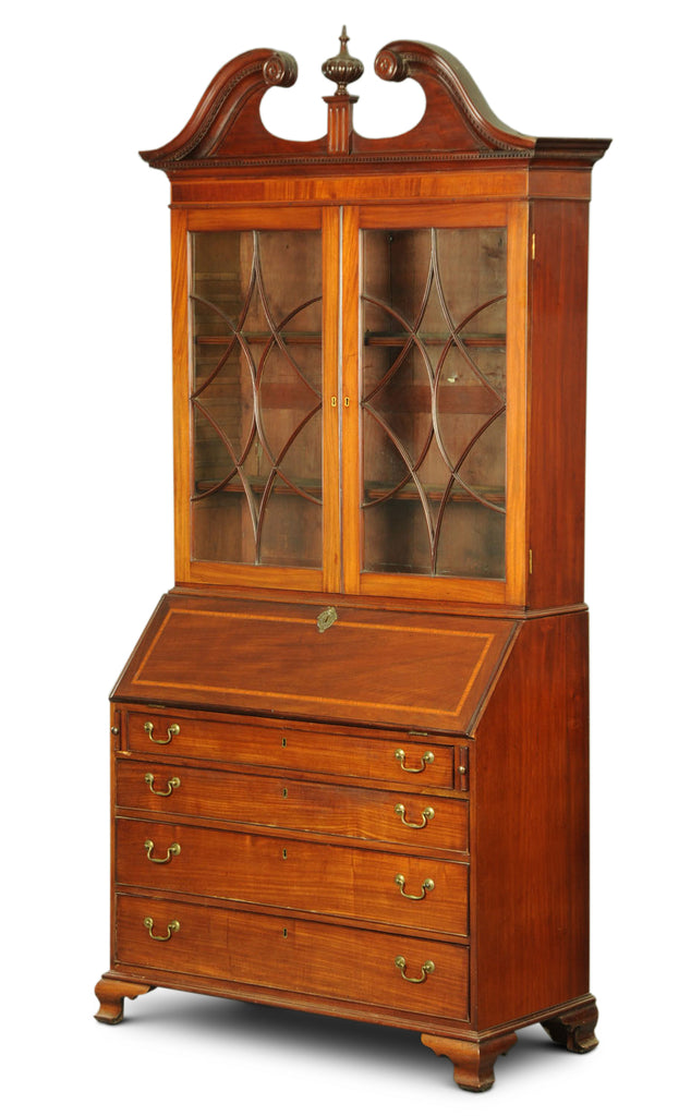 Bureau Bookcase George III Mahogany