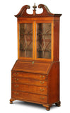 Bureau Bookcase George III Mahogany