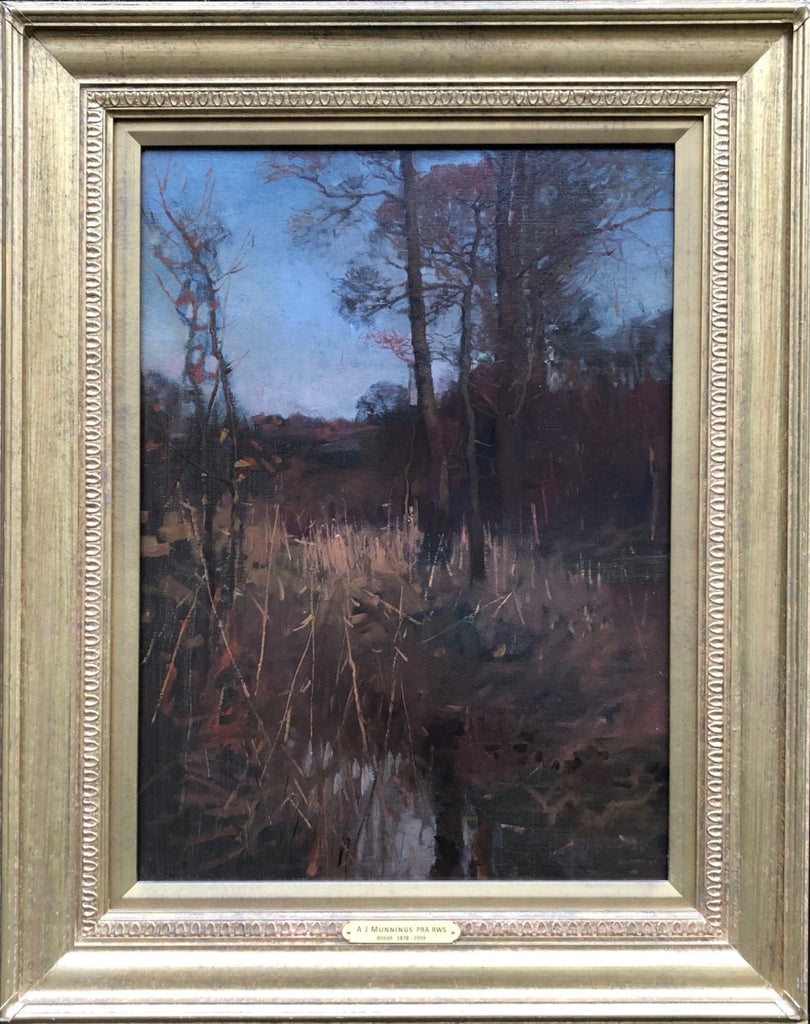 Landscape Oil by Sir Alfred Munnings, KCVO, PRA (1878-1959)