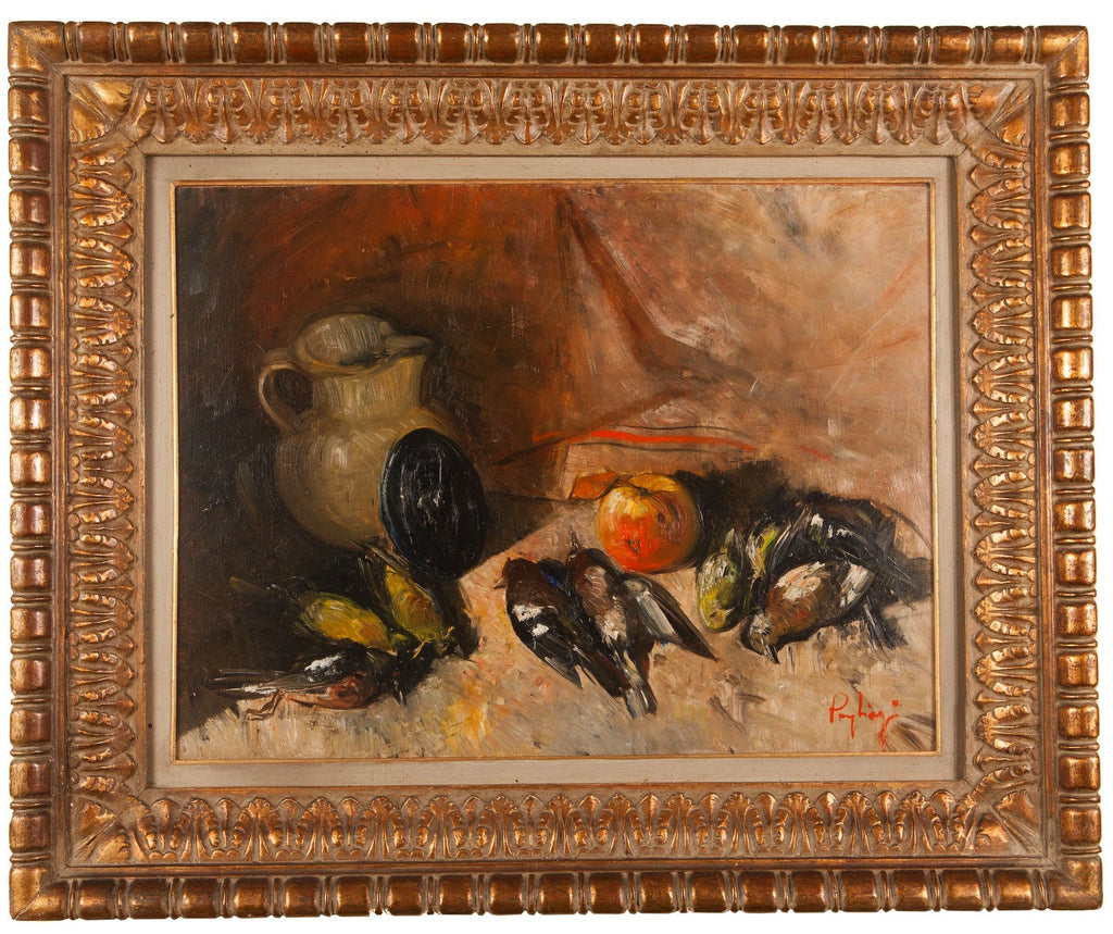 x SOLD : Oil on Canvas; Still Life Study by Francesco Pagliazzi (Italian 1910-1988)