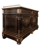 A Superb French Napoleon III Ebony and Gilt Mounted Commode. SALE PRICE: