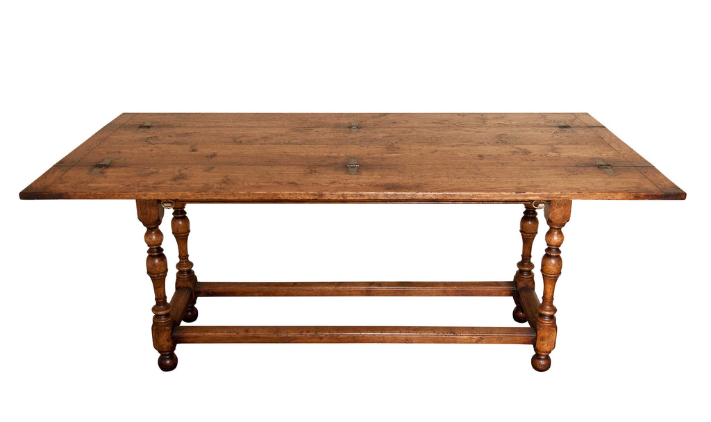 handmade refectory style metamorphic hall table