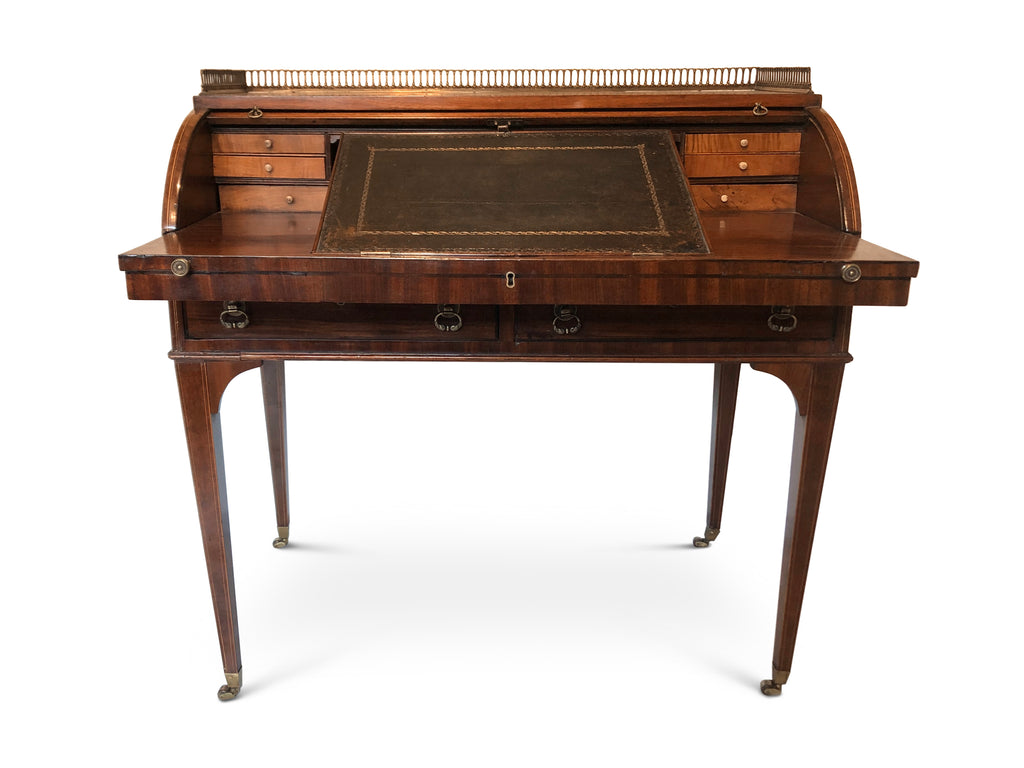 Writing Table,Desk, Late 19th Century Mahogany, Sheraton revival.
