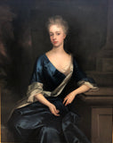 Oil Painting,Portrait of Viscountess Harcourt, Att to Michael Dahl (1659-1743)
