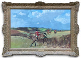 Pair of Hunting Oils by David Burton, The Fernie & The Grafton.