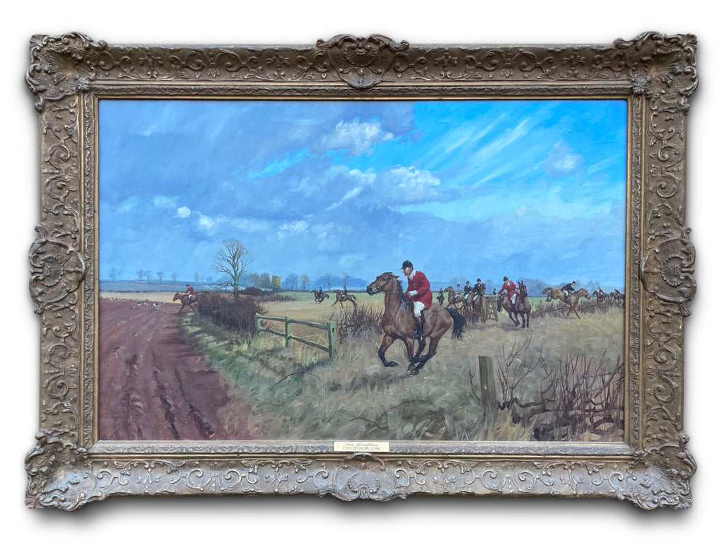 Pair of Hunting Oils by David Burton, The Fernie & The Grafton.