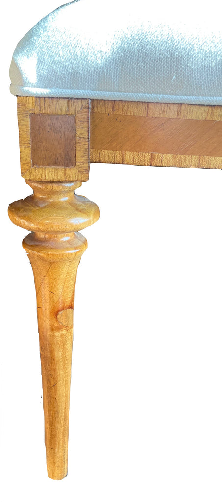 Dining Chairs, Set of 12 Walnut & Ash banded with Bergere Backs.