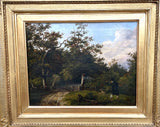 Oil Painting, Small Shooting Scene By Chapman Bayley (1818-1832)