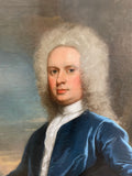 Oil Painting Portrait of John Campbell, the 4th Duke of Argyll, att, to John Vanderbank (1694-1739)