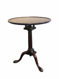 George III Mahogany dish Top Wine Table (England, c. 1760).