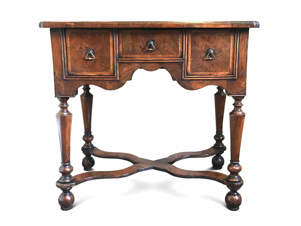 SOLD - William & Mary Walnut Lowboy (England, c. 1700). SOLD
