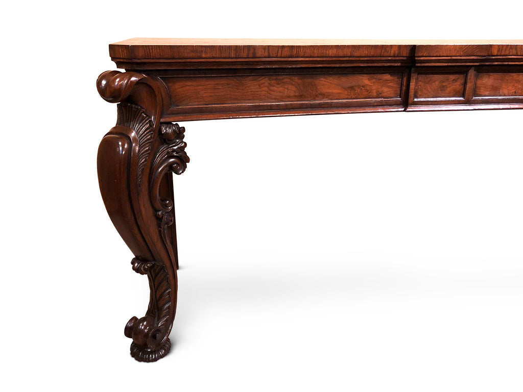 Superb William IV Oak Serving Table, circa 1835