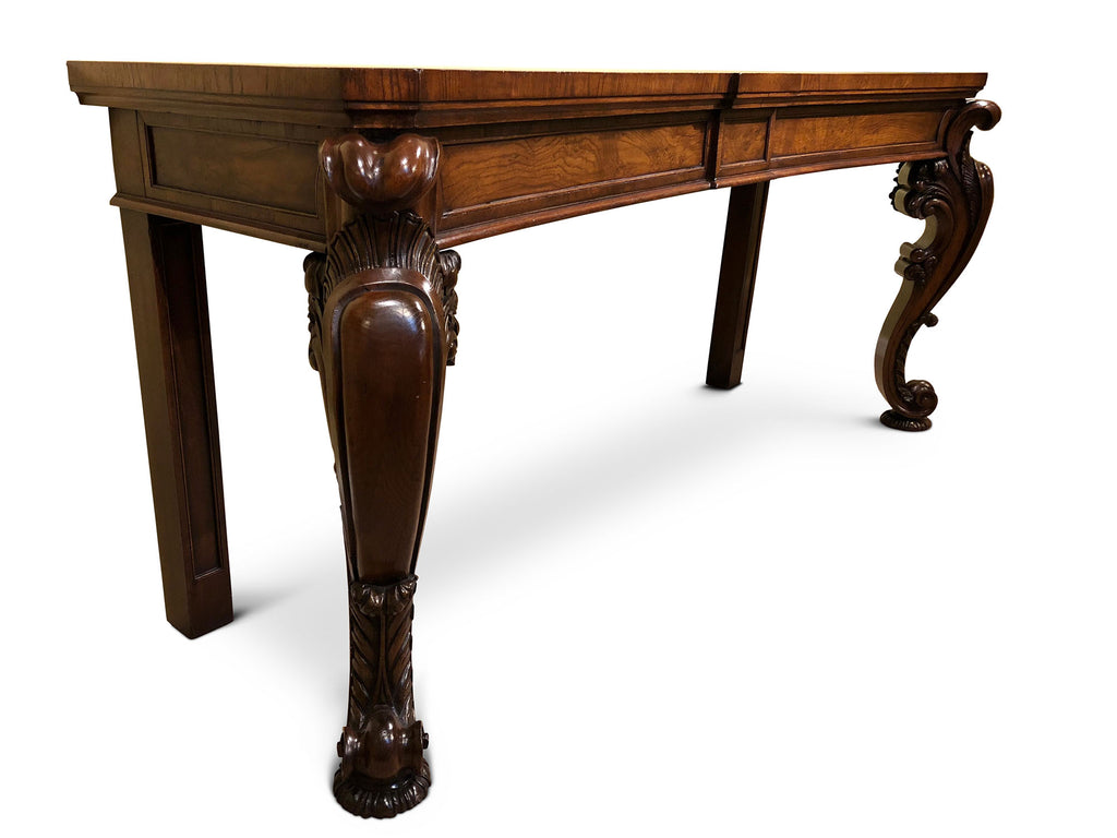 Superb William IV Oak Serving Table, circa 1835