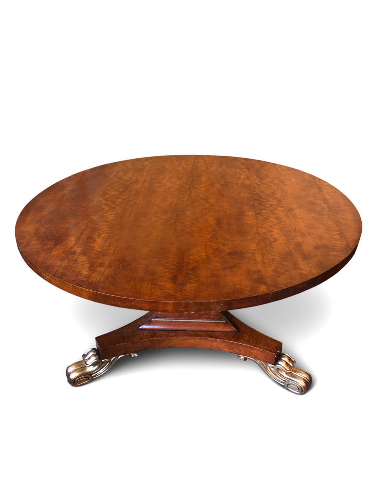 ON SALE: Late Regency Satinwood Centre Table. (England, c. 1830). SALE PRICE: