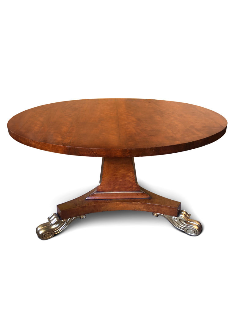 ON SALE: Late Regency Satinwood Centre Table. (England, c. 1830). SALE PRICE: