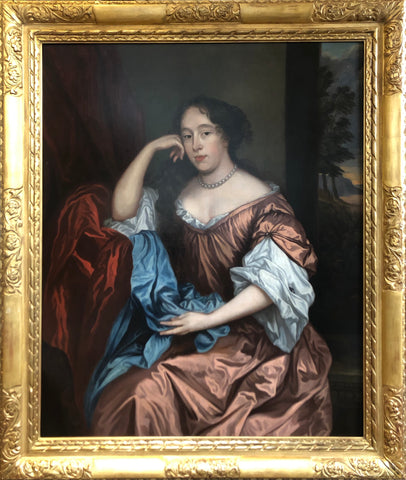 Portrait of a Lady, After Sir Peter Lely (1610-1680) Oil Painting 1670