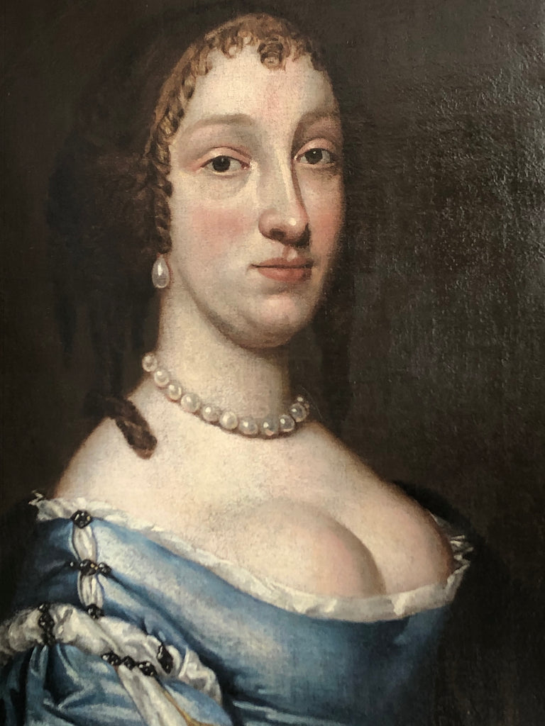 Oil Paintings, Portraits Circle of Peter Lely (1618 – 1680) Pair.