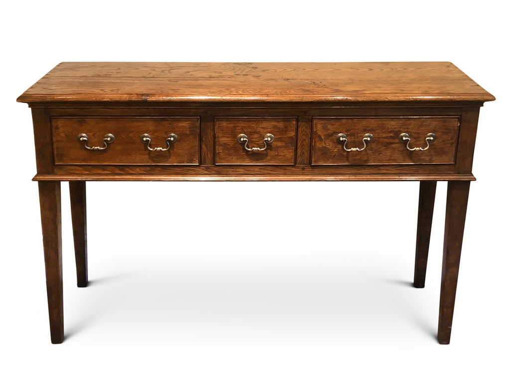 Hall Table, Oak Semi Rustic Finish