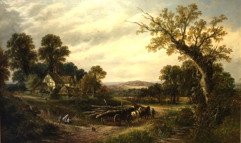 Oil Painting by 19th Century Landscape artist Thomas