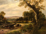Oil Painting by 19th Century Landscape artist Thomas