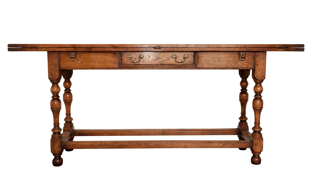 handmade refectory style metamorphic hall table