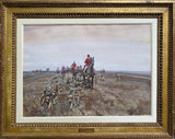 Sir Alfred Munnings Watercolour Titled 'The Hunt' POA