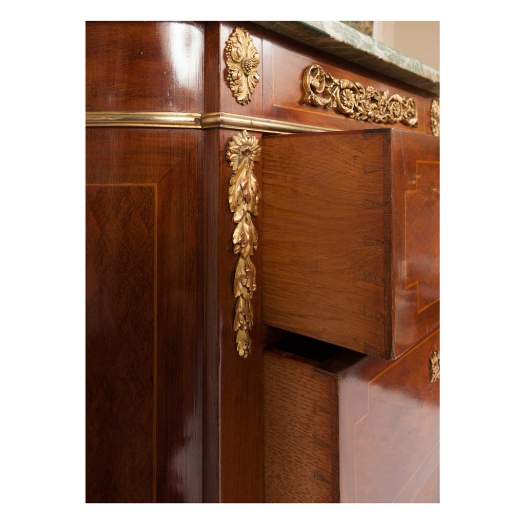 x SOLD : A Rare and Unique Pair of Antique Italian Commodes or Bedside Chests