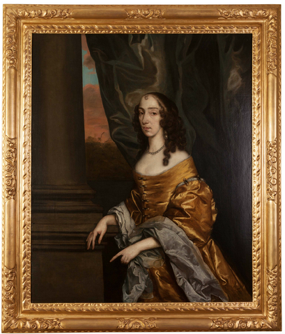 Oil on Canvas Portrait of a Lady by the studio of Sir Peter Lely; Circa 1660