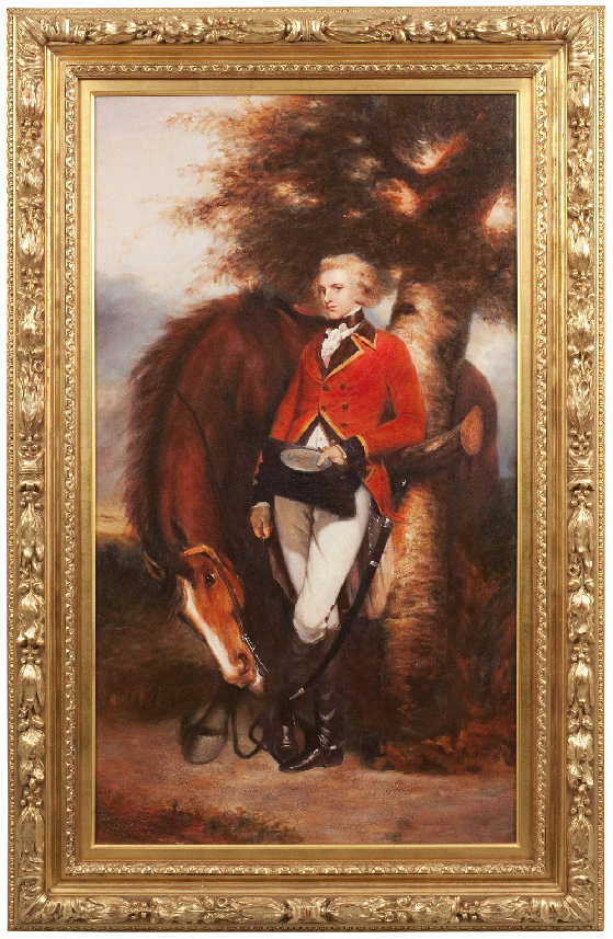 x SOLD : Modern Copy Oil on Canvas, 'Colonel George H Coussmaker Grenadier Guards' by Joshua Reynolds