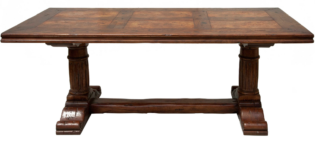 handmade refectory kitchen table