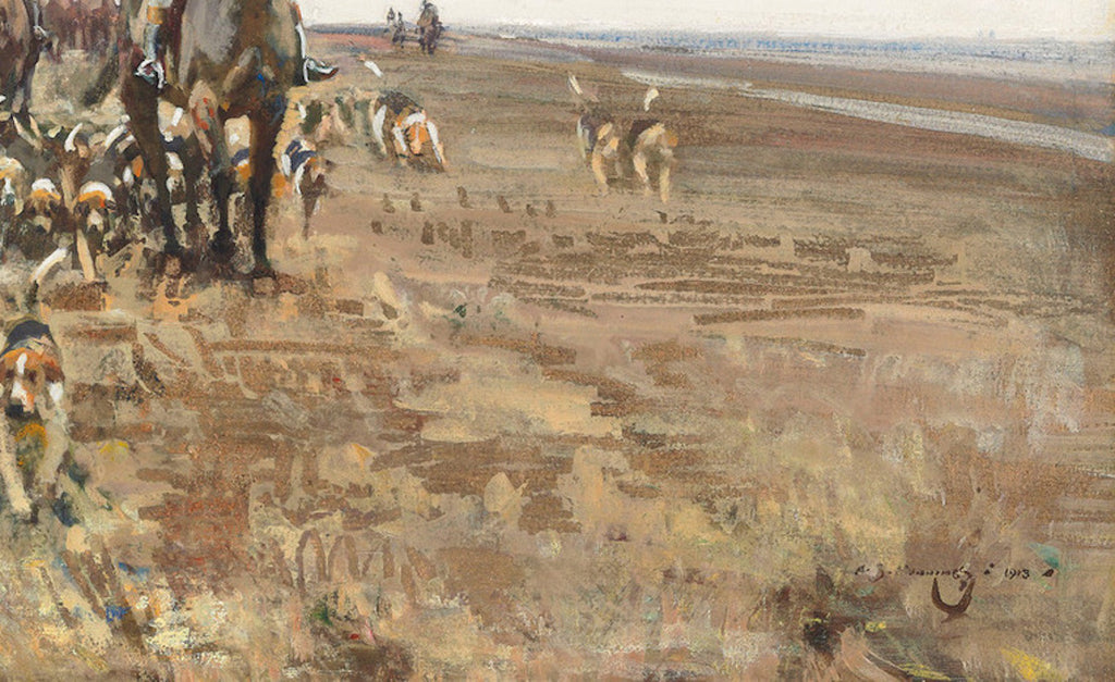 Sir Alfred Munnings Watercolour Titled 'The Hunt' POA
