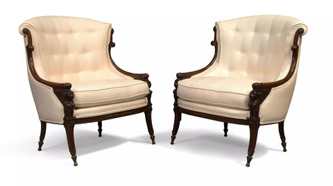 Pair of Antique Armchairs, 19th century French.