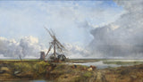 Very Large Oil Painting, Landscape by Henry Bright 1810-1873