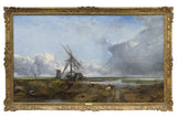 Very Large Oil Painting, Landscape by Henry Bright 1810-1873