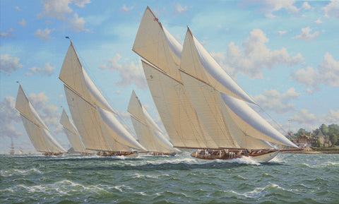 Richard Firth, Yacht racing painting.