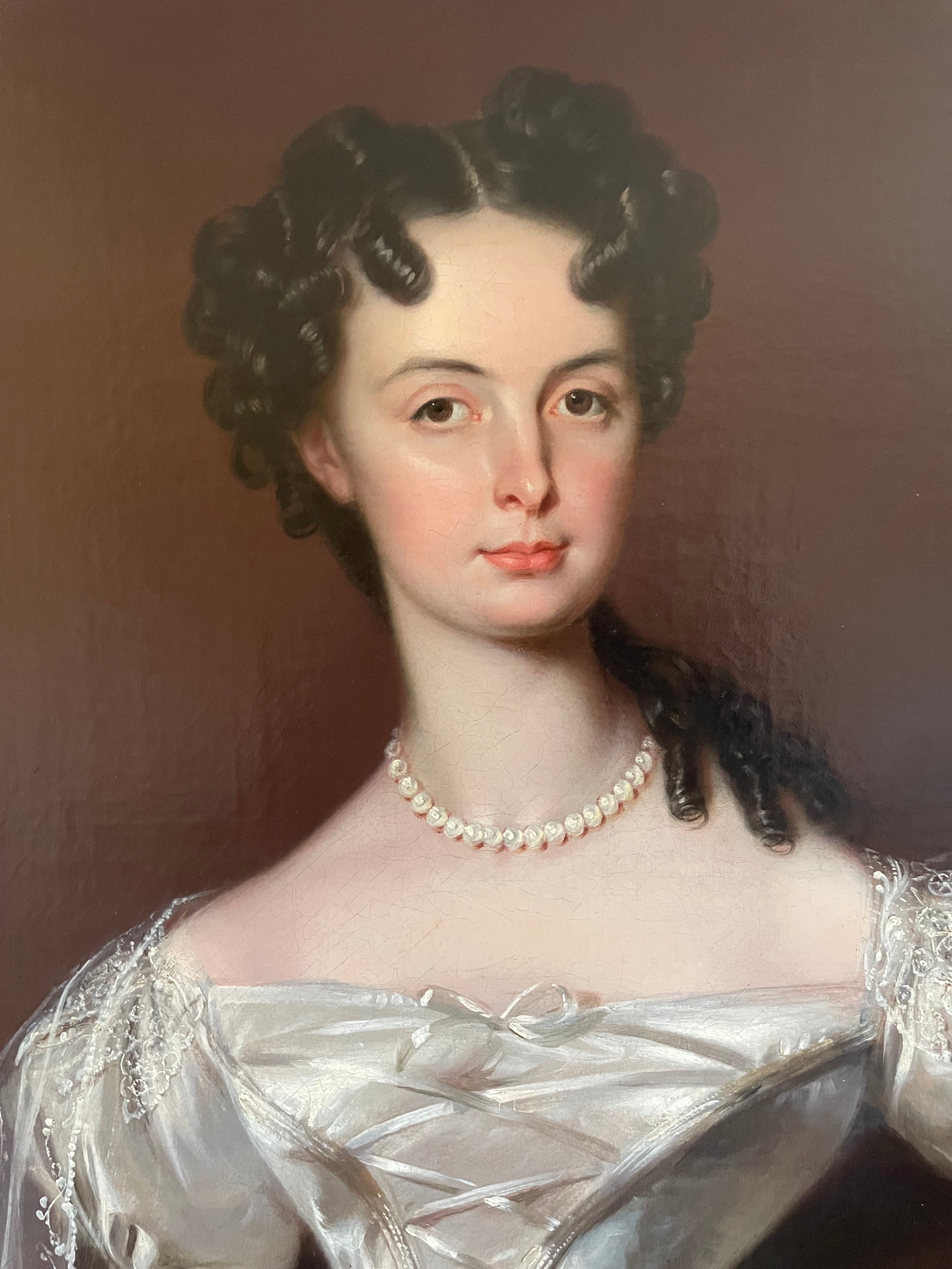 Oil Painting Portrait Att James Godsell Middleton 1805 1874 Garners