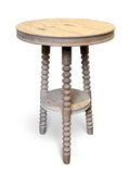 Side Tables in Oak with Bobbin Legs.