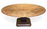 Oval Dining Table Oak & Burr Oak