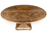 Oval Dining Table Oak & Burr Oak