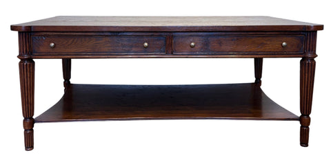 Coffee Table in Oak & Burr Oak.