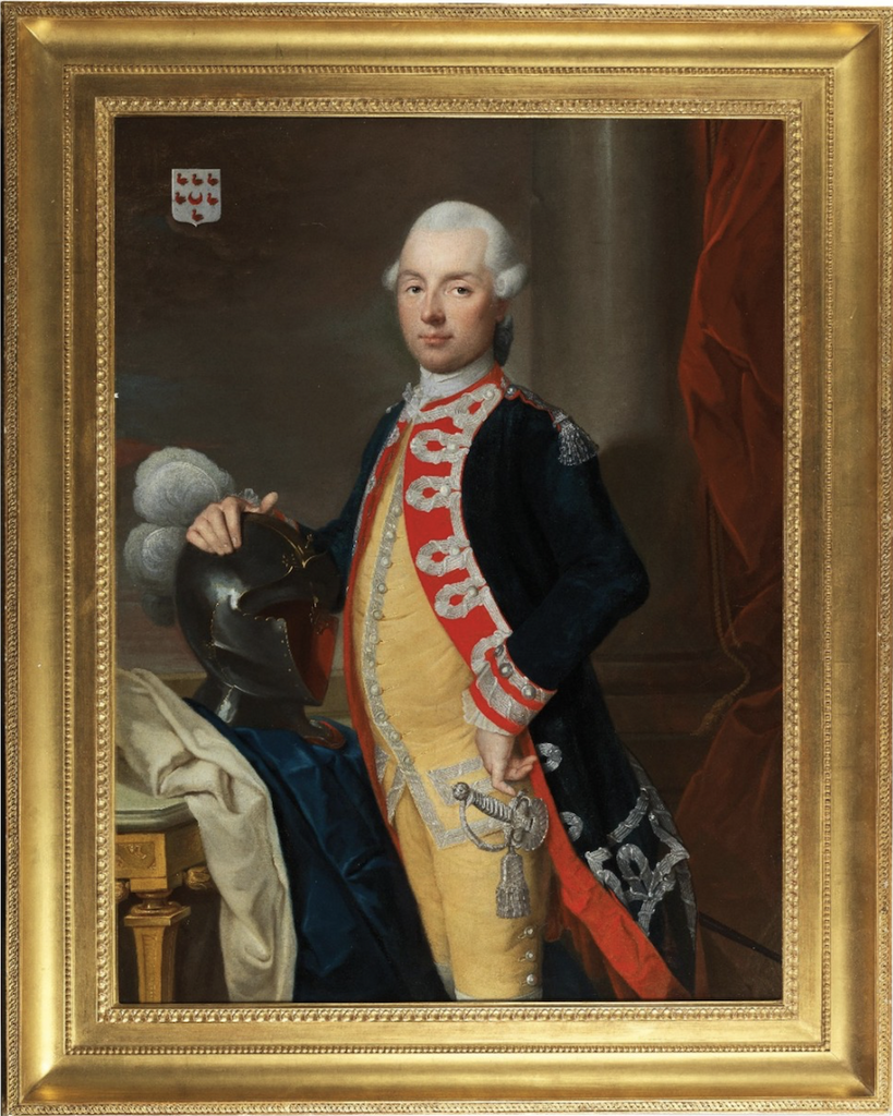 x SOLD : 18th Century Portrait of the Chevalier Michel de Baudre