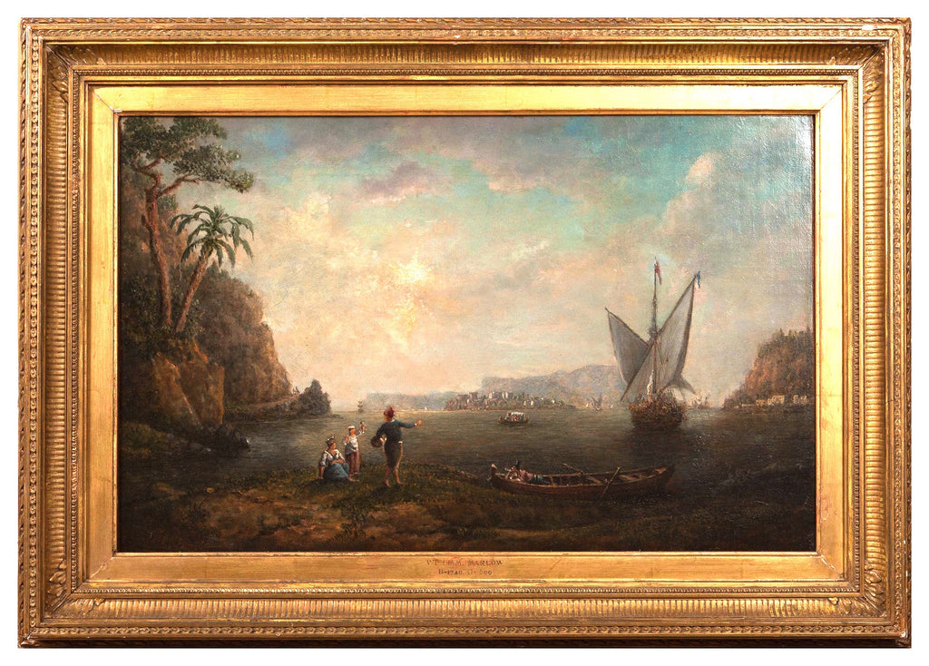 Oil on Canvas, Italian Landscape by William Marlow (British 1740-1813). SALE PRICE: