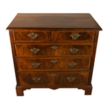 antique chest of drawers in walnut