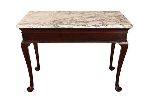 x SOLD : Superb George II Red Walnut Console Table