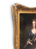 Oil Painting,Portrait of Viscountess Harcourt, Att to Michael Dahl (1659-1743)